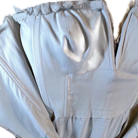 ❌SOLD❌ Alberta Ferretti Anthracite Ombre Chiffon Dress Sz S - Picture 6 of 13